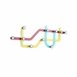 Umbra Portemanteaux Et Patères Porte Manteaux Métro Métal Multicolore -Meubles d'appoint Soldes porte manteaux metro metal multicolore 1