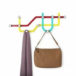 Umbra Portemanteaux Et Patères Porte Manteaux Métro Métal Multicolore -Meubles d'appoint Soldes porte manteaux metro metal multicolore 2