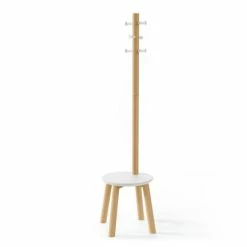 Umbra Portemanteaux Et Patères Porte Manteaux Tabouret Pillard Bois Naturel