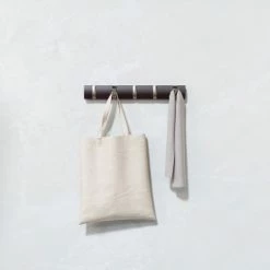 Umbra Portemanteaux Et Patères Portemanteau Mural 5 Crochets Rabattables, Bois, Expresso -Meubles d'appoint Soldes portemanteau mural 5 crochets rabattables bois expresso 1