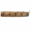 Wadiga Portemanteaux Et Patères Portemanteau Mural à 5 Accroches - 55x10x10cm -Meubles d'appoint Soldes portemanteau mural a 5 accroches 55x10x10cm