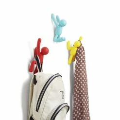 Umbra Portemanteaux Et Patères Portemanteau Mural Bonhomme, Lot De 3, Multicolores -Meubles d'appoint Soldes portemanteau mural bonhomme lot de 3 multicolores 5