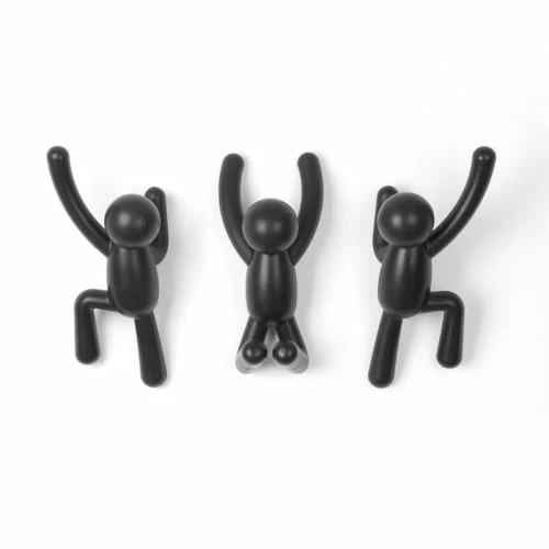 Umbra Meubles D'appoint Portemanteau Mural Bonhomme, Lot De 3, Multicolores -Meubles d'appoint Soldes portemanteau mural bonhomme lot de 3 multicolores 6