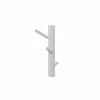 Wadiga Portemanteaux Et Patères Portemanteau Mural En Bois Blanc 3 Crochets 13x9x30cm -Meubles d'appoint Soldes portemanteau mural en bois blanc 3 crochets 13x9x30cm