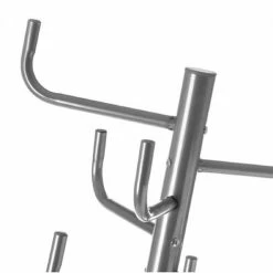 Wadiga Portemanteaux Et Patères Portemanteau Sur Pied Métal Gris H183cm -Meubles d'appoint Soldes portemanteau sur pied metal gris h183cm 1