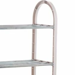 Five Simply Smart Meubles D'entrée Et à Chaussures Set De 2 étagères à Chaussures Blanc Et Noir - 50x18.5x65cm -Meubles d'appoint Soldes set de 2 etageres a chaussures blanc et noir 50x18 5x65cm 3