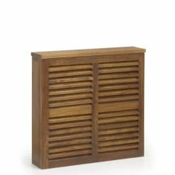 MOYCOR Paravents Tablette Radiateur En Bois De Mindi Marron L80