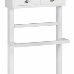 MOYCOR Valets De Nuits Et Portants Valet De Chambre En Bois Blanc -Meubles d'appoint Soldes valet de chambre en bois blanc 2