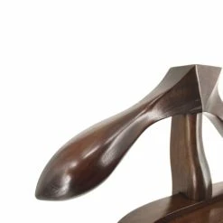 MOYCOR Valets De Nuits Et Portants Valet De Chambre En Bois Marron -Meubles d'appoint Soldes valet de chambre en bois marron 5