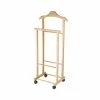 Compactor Valets De Nuits Et Portants Valet En Bois Naturel H97cm -Meubles d'appoint Soldes valet en bois naturel h97cm