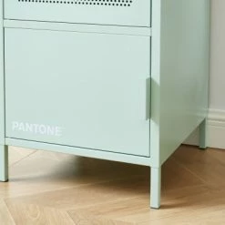 Pantone Portemanteaux Et Patères Vestiaire Métal Vert Menthe H180cm -Meubles d'appoint Soldes vestiaire metal vert menthe h180cm 4